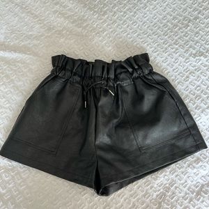 Brooklyn Karma Leather Shorts